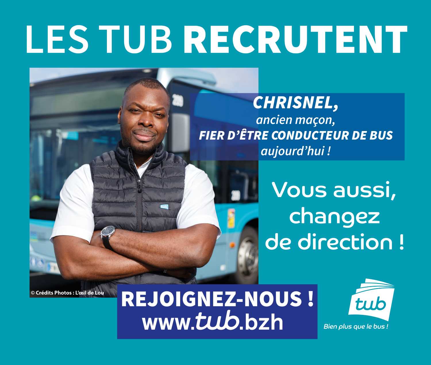 visuel campagne de communication recrutement réseau TUB 3