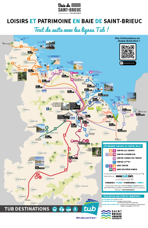 plan touristique saint-brieuc armor agglo