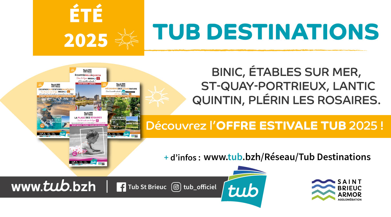 Tub destinations ete 2025
